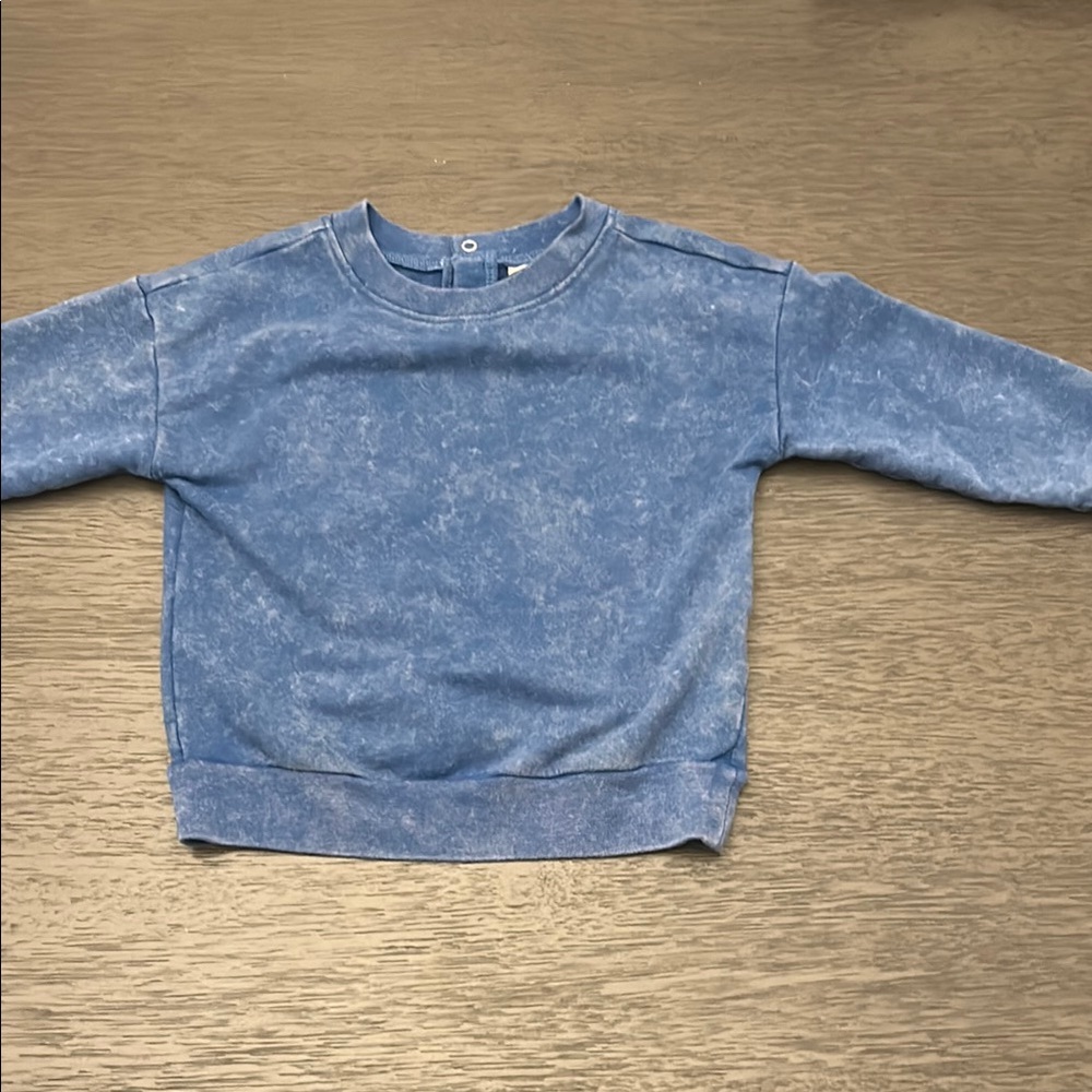 Cat & Jack Blue Crew Neck Sweatshirt